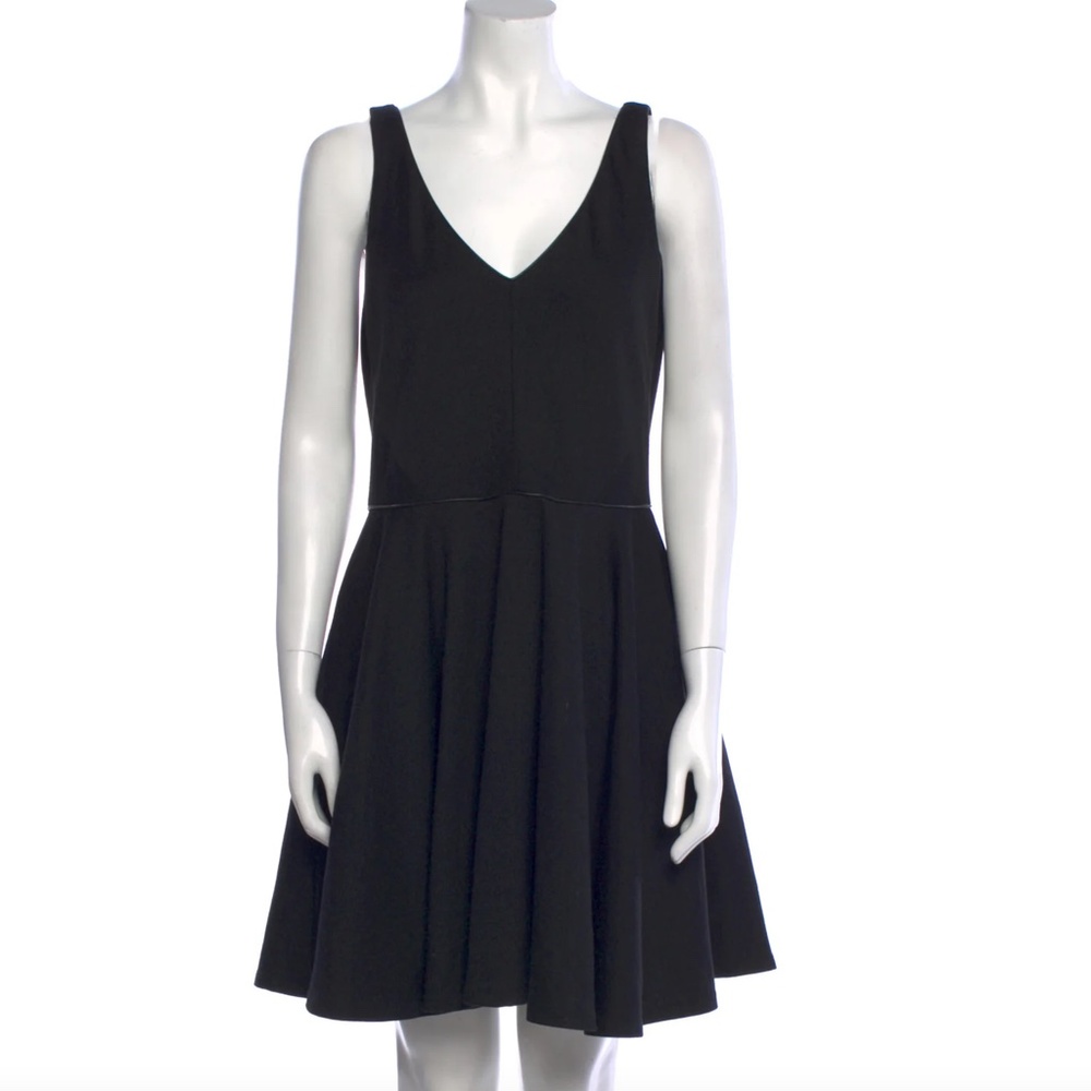 Zac Posen Z Spoke black A-Line Mini Black Cocktail Dress